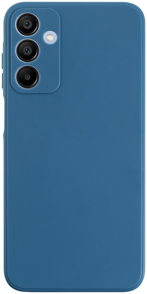 Samsung Galaxy A15 (SM-A155F) szilikon tok kameravédővel matt sötétkék