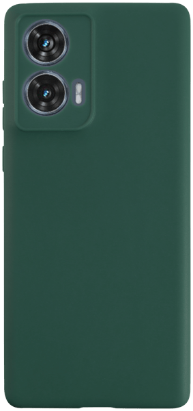 Motorola Edge 50 Fusion szilikon tok kameravédővel matt sötétzöld