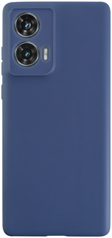 Motorola Edge 50 Fusion szilikon tok kameravédővel matt sötétkék