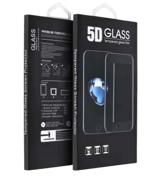 5D Full Glue Edzett Üveg – Adatvédelmi Képernyővédő iPhone 15 Pro-hoz Fekete