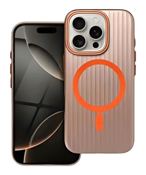 SIMPLY tok – MagSafe kompatibilis iPhone 13-hoz, Titán homok színben