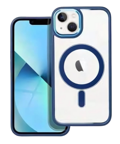 COLOR EDGE MAG COVER tok – MagSafe kompatibilis iPhone 13-hoz, kék