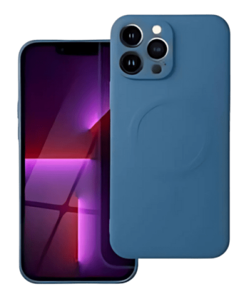 SILICONE MAG COVER tok MagSafe kompatibilitással iPhone 13 Pro Max készülékhez – Kék színben