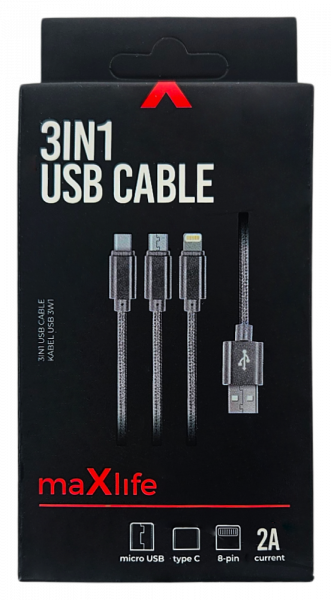 Apple iPhone 7 USB kábel ezüst