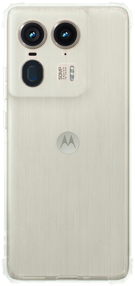 Motorola Edge 50 Ultra szilikon tok közepesen ütésálló légpárnás sarok kameravédővel átlátszó