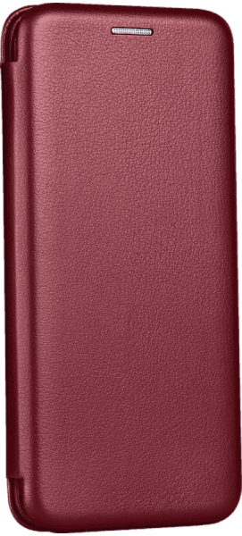 Xiaomi Redmi Note 13 4G oldalra nyíló mágneses flipes bőrtok prémium minőség bordó