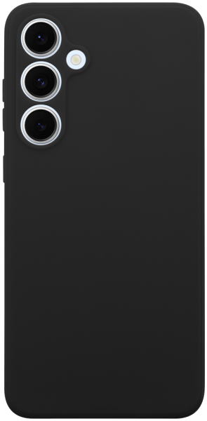 Samsung Galaxy S24 FE (SM-S721B/DS) szilikon tok kameravédővel matt fekete