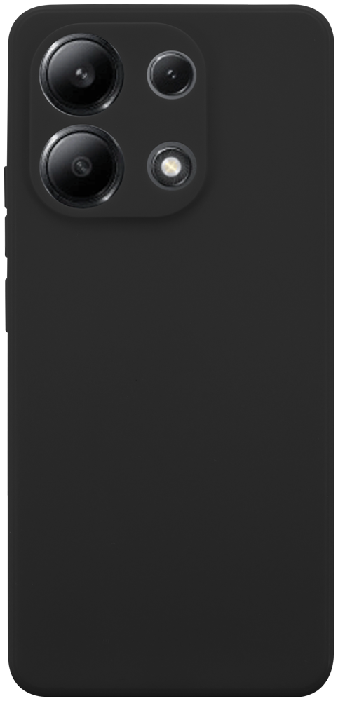 Xiaomi Redmi Note 13 4G szilikon tok kameravédővel matt fekete