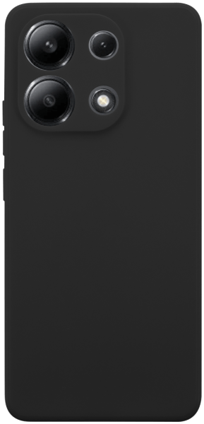 Xiaomi Redmi Note 13 4G szilikon tok kameravédővel matt fekete
