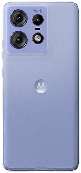 Motorola Edge 50 Pro szilikon tok közepesen ütésálló átlátszó