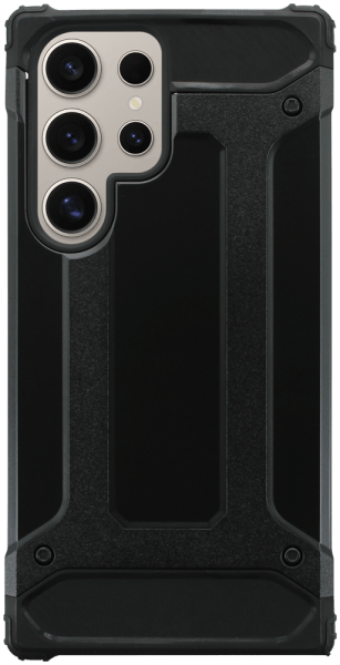Samsung Galaxy S24 Ultra (SM-S928B) ütésálló tok légpárnás sarkas, hibrid Forcell Armor fekete