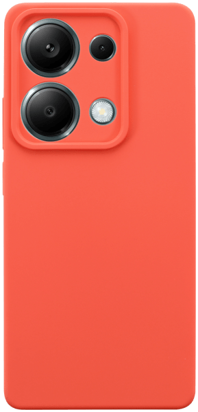 Xiaomi Redmi Note 13 Pro 4G szilikon tok kameravédővel matt barackszínű