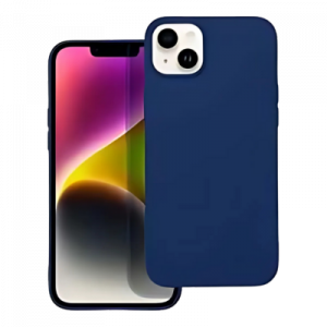 Apple iPhone 14 Plus szilikon tok matt sötétkék