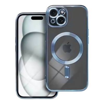 ELECTRO MAG COVER Tok –  iPhone 15 Készülékhez, Kék Színben