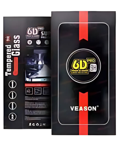 6D Pro Veason edzett üveg - Samsung Galaxy S24 Ultra, fekete