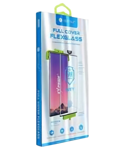 Bestsuit Szuperhajlékony Hibrid Üveg - Samsung Galaxy S24 Ultra telefonhoz, fekete színben