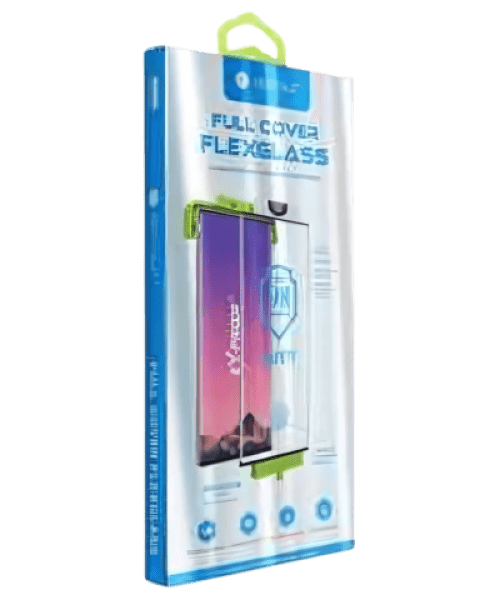 Bestsuit Szuperhajlékony Hibrid Üveg - Samsung Galaxy S24 Ultra telefonhoz, fekete színben