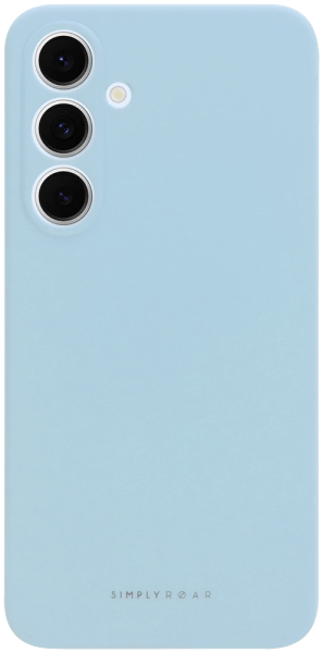 Samsung Galaxy S24 FE (SM-S721B/DS) szilikon tok gyári ROAR kameravédővel babakék