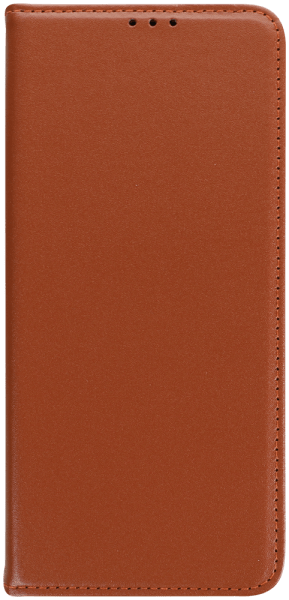 Xiaomi Redmi 14C oldalra nyíló flipes bőrtok valódi bőr barna