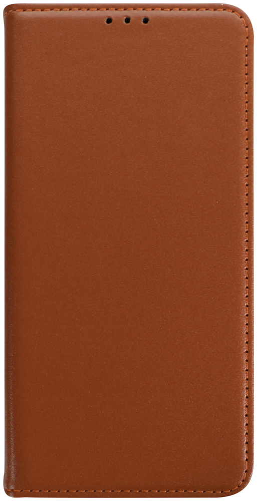 Samsung Galaxy S25 Plus (SM-S936B) oldalra nyíló flipes bőrtok valódi bőr barna
