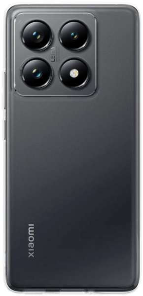 Xiaomi 14T Pro szilikon tok közepesen ütésálló kameravédővel átlátszó