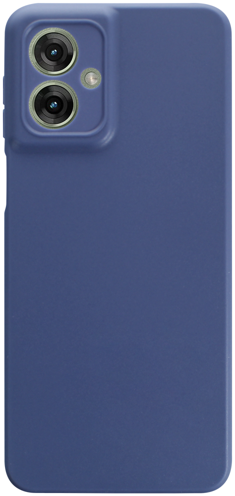 Motorola Moto G55 szilikon tok kameravédővel matt sötétkék