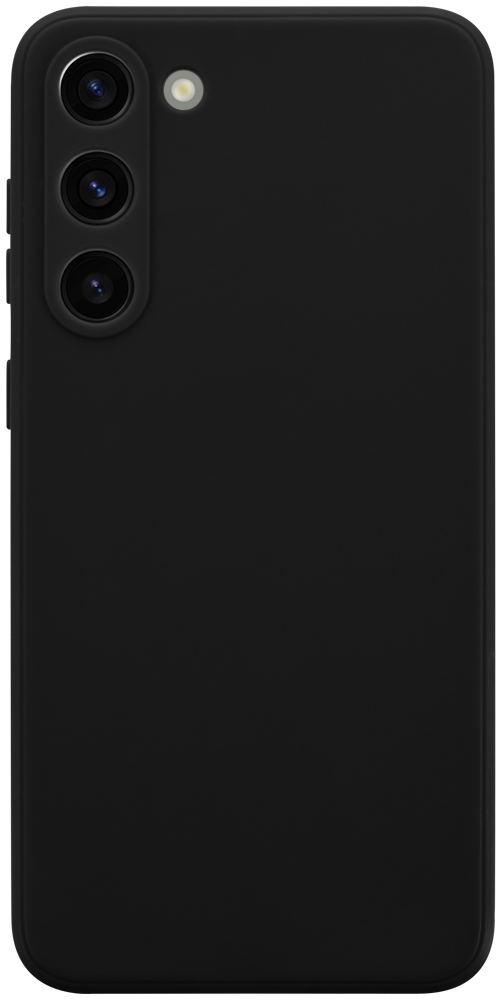 Samsung Galaxy S23 Plus (SM-S916B) szilikon tok kameravédővel matt fekete