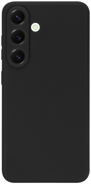 Samsung Galaxy S25 (SM-S931B) szilikon tok kameravédővel matt fekete