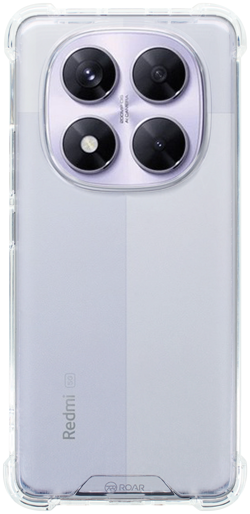 Xiaomi Redmi Note 14 Pro 5G kemény hátlap gyári ROAR légpárnás sarok átlátszó