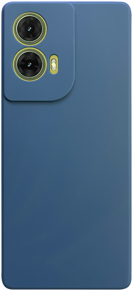 Motorola Moto G85 szilikon tok kameravédővel matt sötétkék