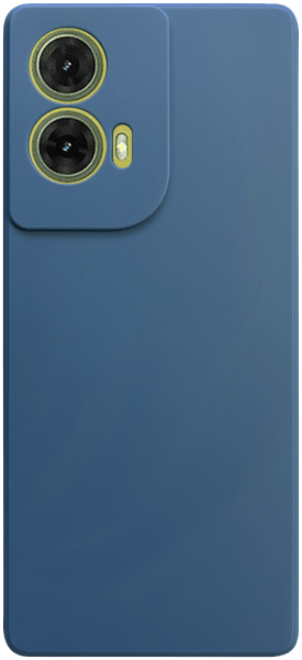 Motorola Moto G85 szilikon tok kameravédővel matt sötétkék