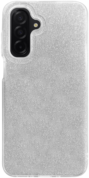 Samsung Galaxy A26 5G (SM-A266B/DS) szilikon tok csillogó hátlap ezüst