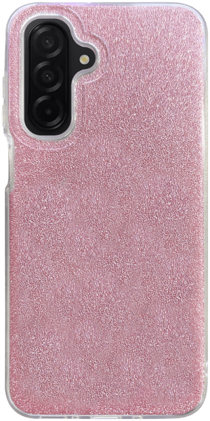 Samsung Galaxy A26 5G (SM-A266B/DS) szilikon tok csillogó hátlap rózsaszín