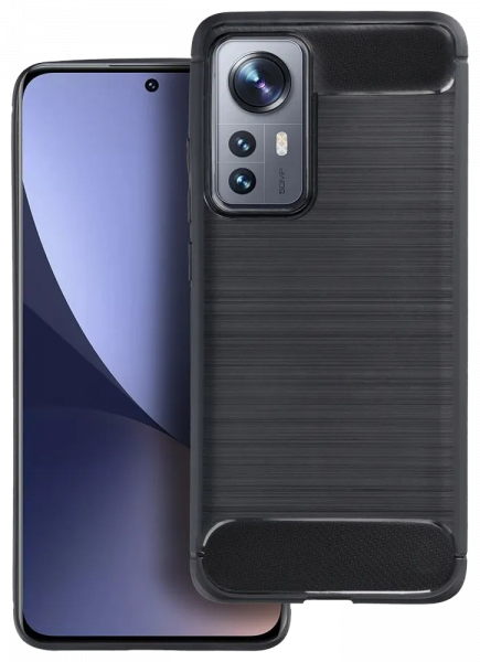 Xiaomi Redmi Note 10/10s ütésálló szilikon tok szálcsiszolt-karbon minta légpárnás sarok fekete