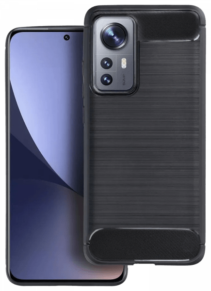 Xiaomi Redmi Note 10/10s ütésálló szilikon tok szálcsiszolt-karbon minta légpárnás sarok fekete