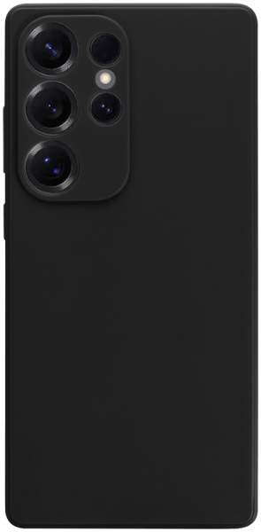 Samsung Galaxy S25 Ultra (SM-S938B) szilikon tok kameravédővel matt fekete