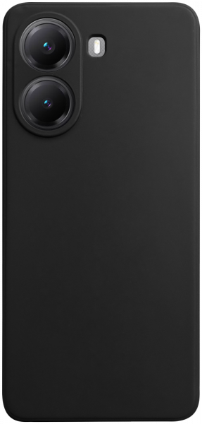 Xiaomi Poco X7 Pro szilikon tok kameravédővel matt fekete