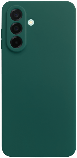 Samsung Galaxy A26 5G (SM-A266B/DS) szilikon tok kameravédővel matt sötétzöld