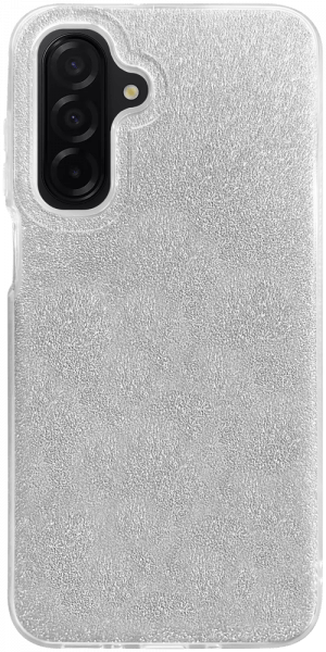 Samsung Galaxy A26 5G (SM-A266B/DS) szilikon tok csillogó hátlap ezüst