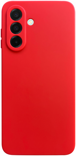 Samsung Galaxy A26 5G (SM-A266B/DS) szilikon tok kameravédővel matt piros