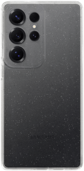 Samsung Galaxy S25 Ultra (SM-S938B) szilikon tok kameravédővel csillogó átlátszó