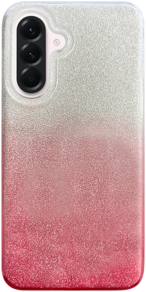 Samsung Galaxy A56 5G (SM-A566B/DS) szilikon tok csillogó hátlap rózsaszín/ezüst