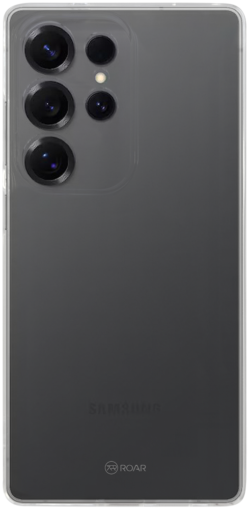 Samsung Galaxy S25 Ultra (SM-S938B) szilikon tok gyári ROAR kameravédővel átlátszó