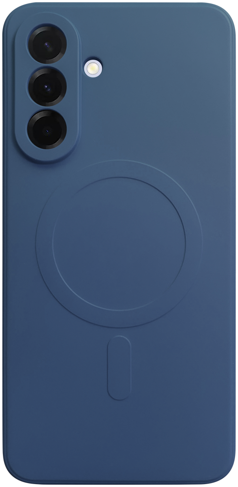 Samsung Galaxy A36 5G (SM-A366B/DS) szilikon tok gyári MagSafe kameravédővel sötétkék