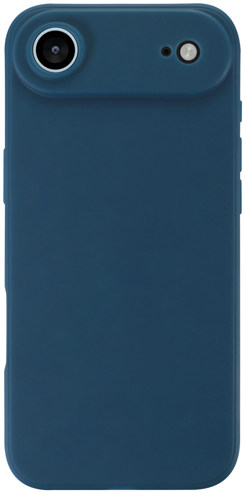 Apple iPhone 17 Air  szilikon tok kameravédővel matt sötétkék
