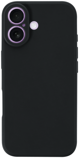 Apple iPhone 17 szilikon tok kameravédővel matt fekete