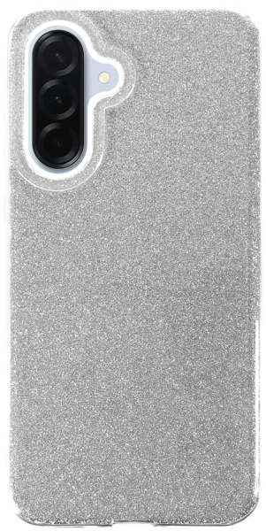 Samsung Galaxy A36 5G (SM-A366B/DS) szilikon tok csillogó hátlap ezüst