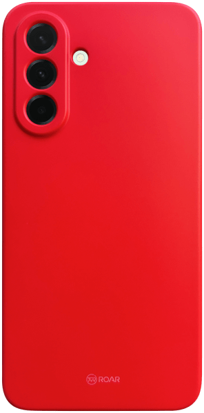 Samsung Galaxy A36 5G (SM-A366B/DS) szilikon tok gyári ROAR kameravédővel piros