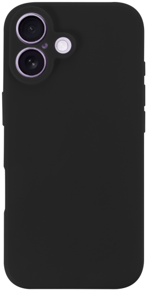 Apple iPhone 17 szilikon tok kameravédővel matt fekete