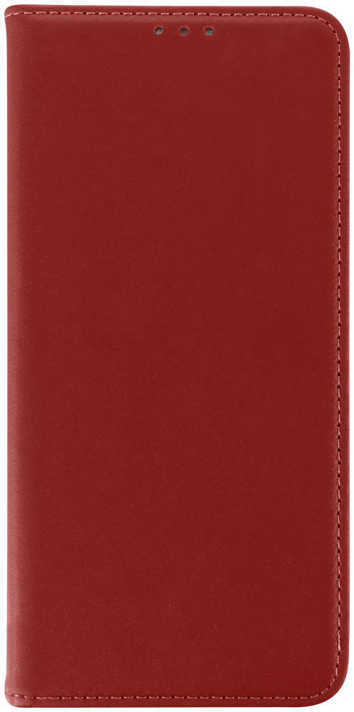 Xiaomi Redmi Note 14 Pro 4G  oldalra nyíló flipes bőrtok valódi bőr piros